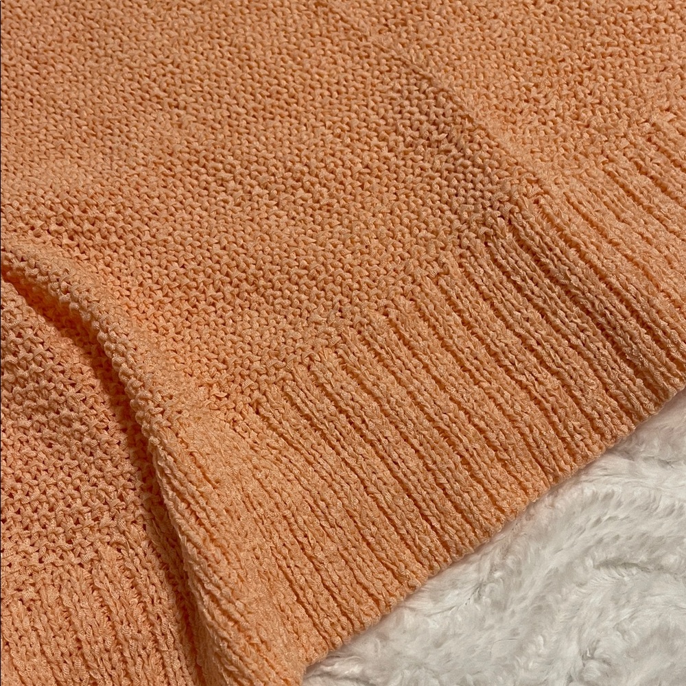 NWT Moon & Madison Oversized Peach Loose Knit Sweater - Picture 12 of 15